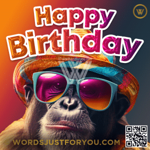 Amazing Dancing Stylish Happy Birthday Monkey Gif - Happy Birthday Dance Gif - Happy Birthday Gif