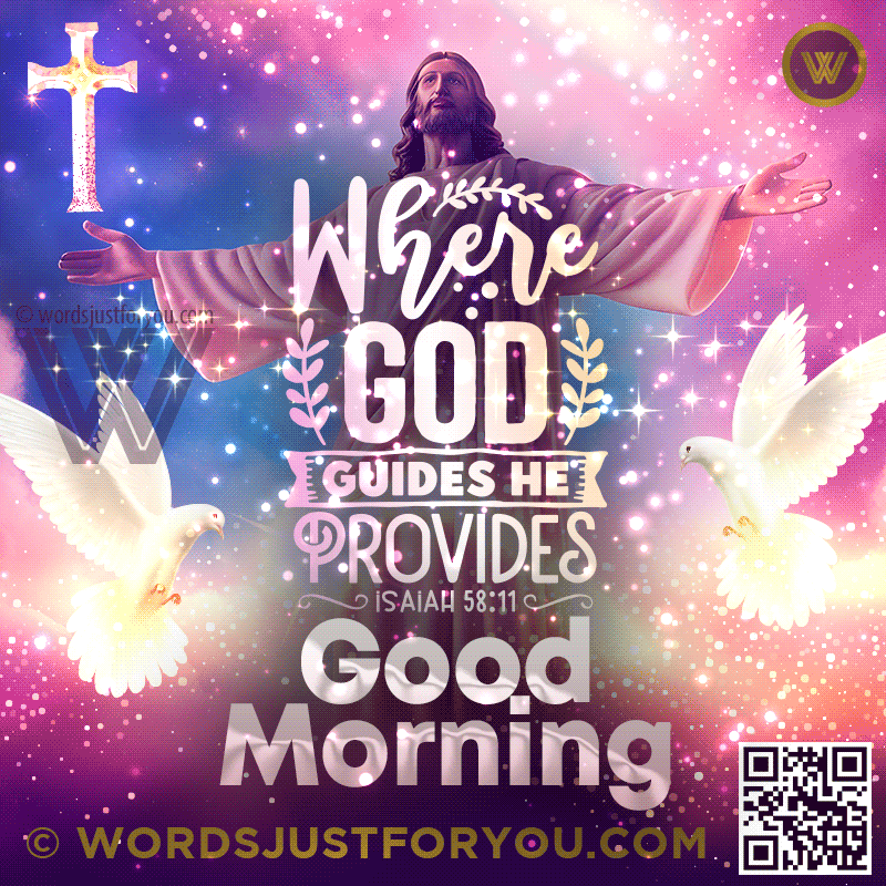 Animated Good Morning Religious Gif - Religious Good Morning Gif With Jesus