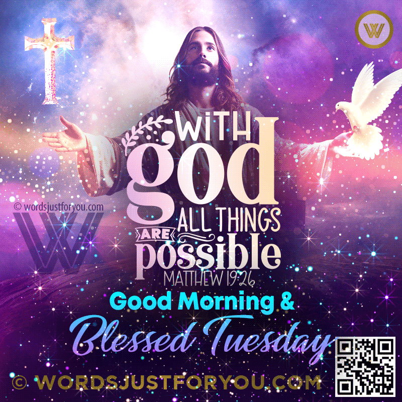 Beautiful Good Morning Blessed Tuesday Gif - Tuesday Blessings Gif - Blessed Tuesday Gif