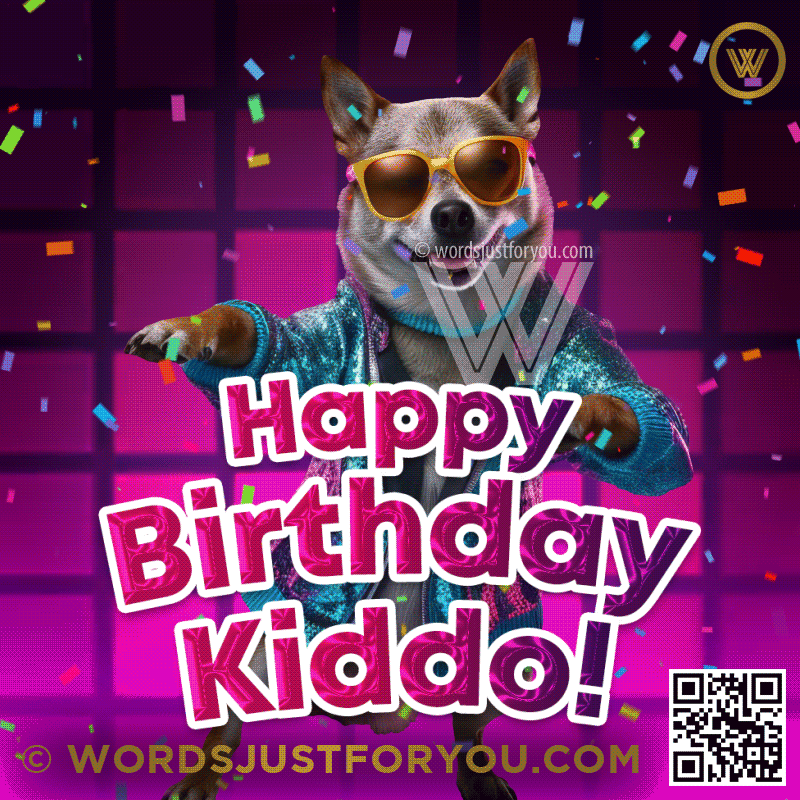 Amazing Dancing Dog Cute Happy Birthday Kiddo Gif - Happy Birthday Gif For Kids