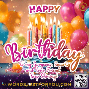 Happy Birthday Wishes For Friend Gif - Happy Birthday Gif For Friend