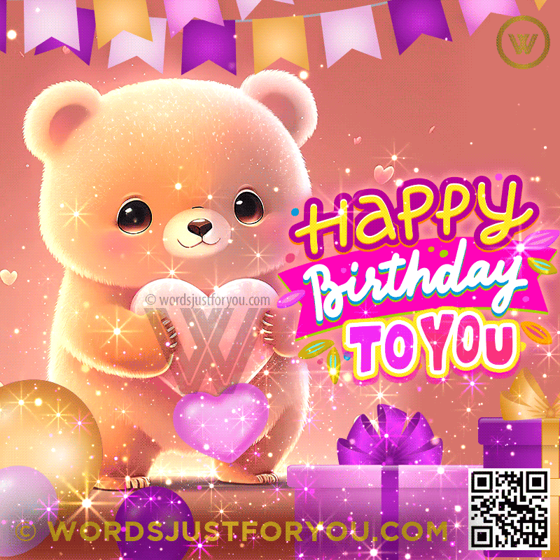 Kawaii Bear Cute Happy Birthday Gif -Cute Happy Birthday Gif - Happy Birthday Gif New