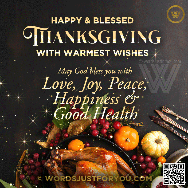 Blessed Thanksgiving Gif - Happy Thanksgiving Blessings Gif - Happy Thanksgiving Gif