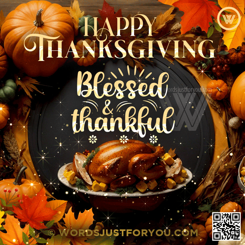Happy Thanksgiving Blessings » Original Creative