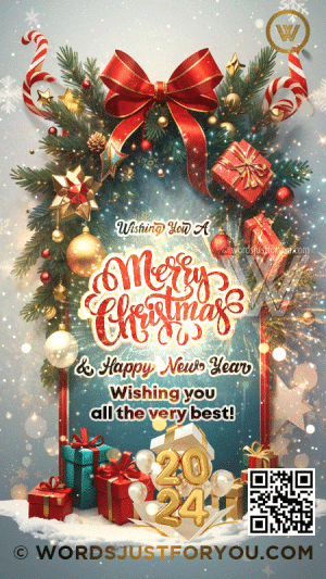 Merry Christmas And Happy New Year Gif
