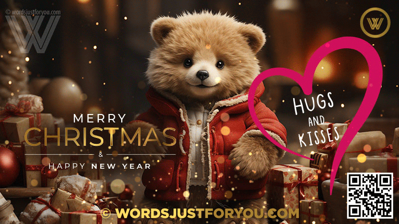 Bear Merry Christmas Cute Gif - Cute Merry Christmas Gif - Merry Christmas Gif Cute 