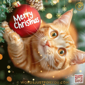 Cat Merry Christmas GIF