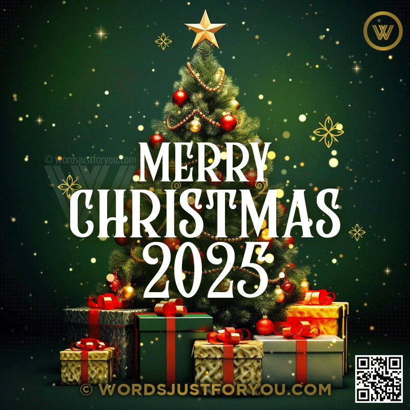 Merry Christmas 2025 Gif