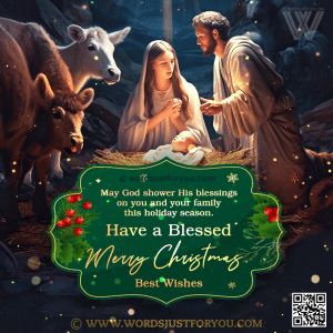 Merry Christmas Religious Greetings - Blessed Merry Christmas Wishes
