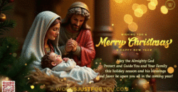 Merry Christmas Religious Wishes Image GIF