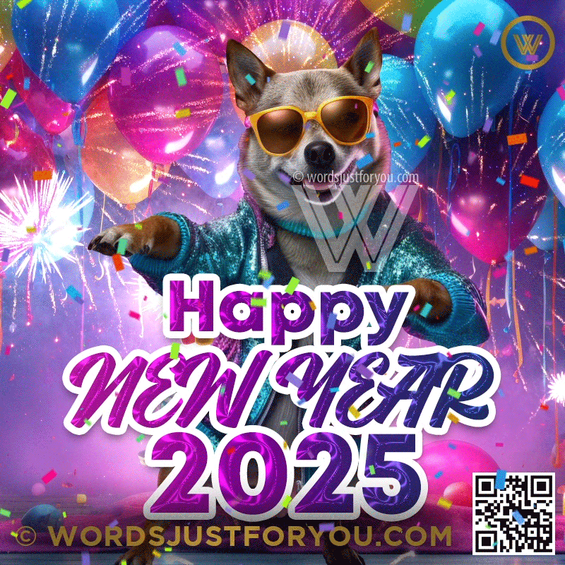 Amazing dancing dog happy new year 2025 wishes gif - 2025 gif happy new year greetings 2025, new year greetings 2025, happy new year 2025 images gif free download, happy new year 2025 images free download, happy new year 2025 meme, happy new year 2025 meme gif