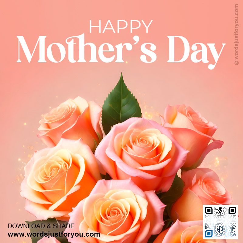 Beautiful Happy Mothers Day Image with Flowers
