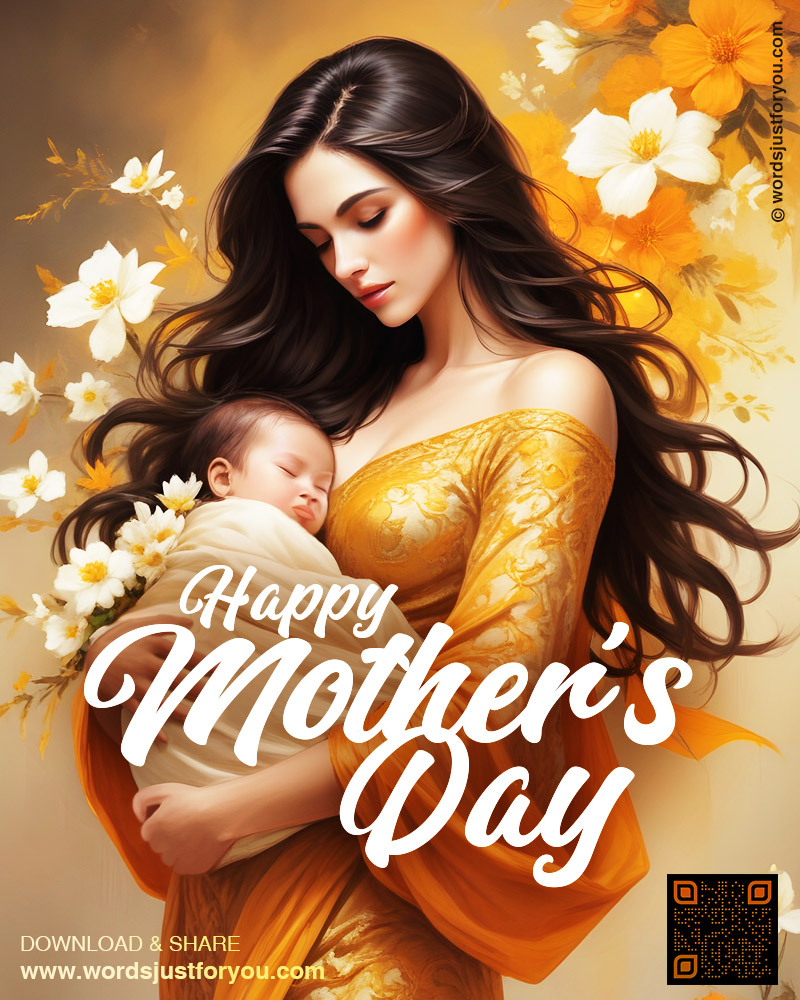 Beautiful Happy Mother's Day Greetings eCard - Happy Mother's Day Image
