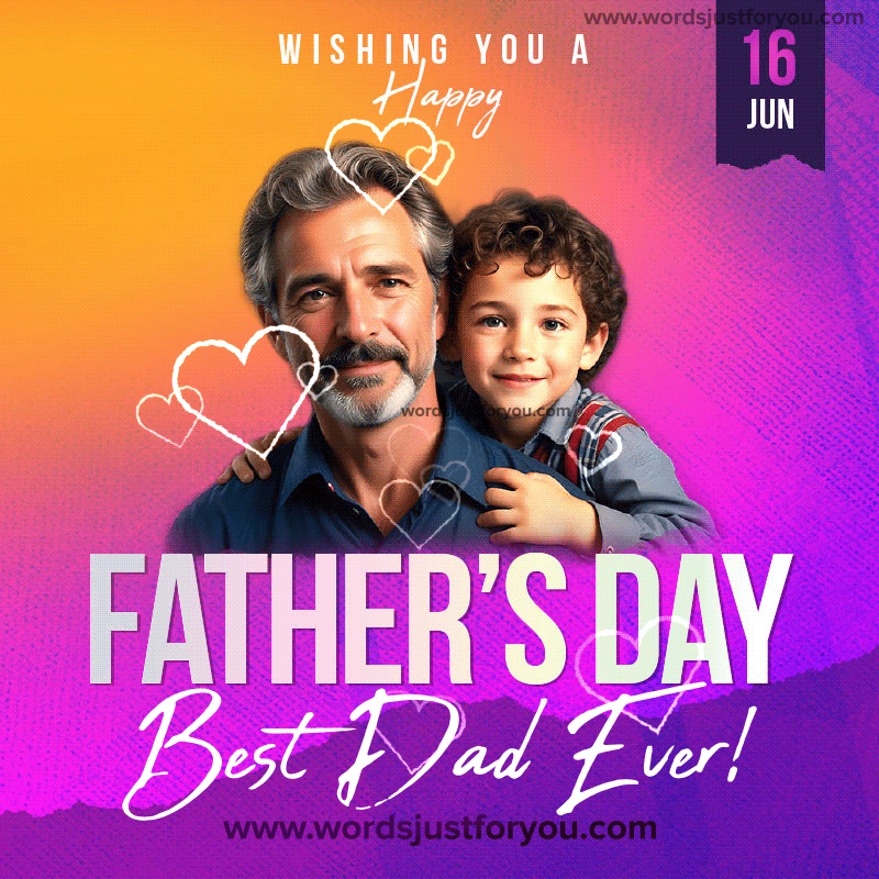 Elegant Happy Father's Day GIF » Original