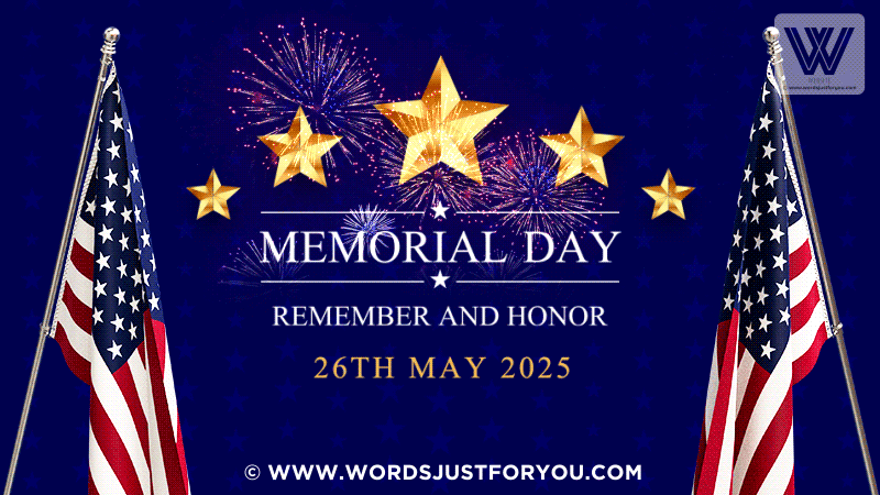 Memorial Day 2025 GIF - Remember and Honor - Memorial Day GIF