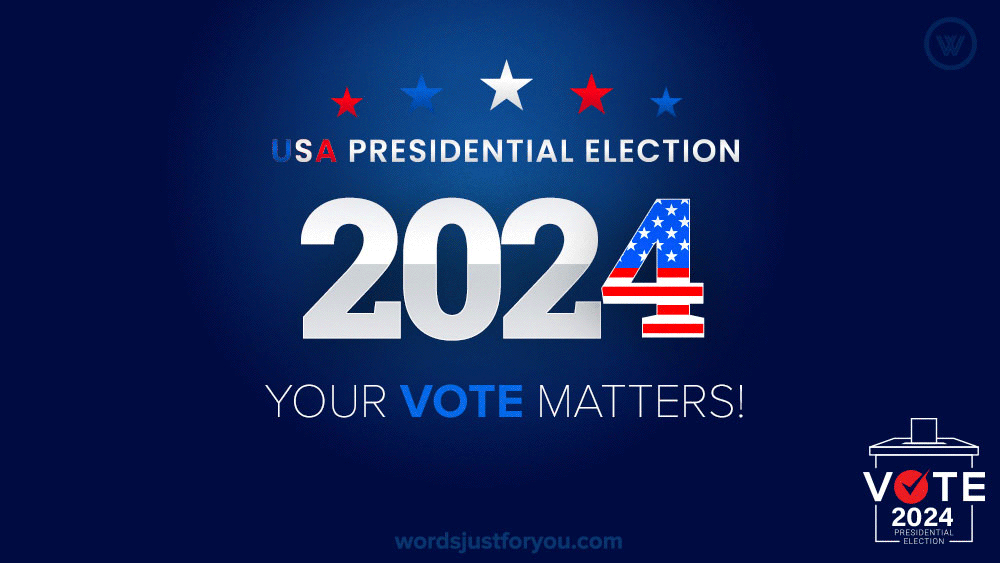 2024 Presidential Election -Your Vote Matters! GIF