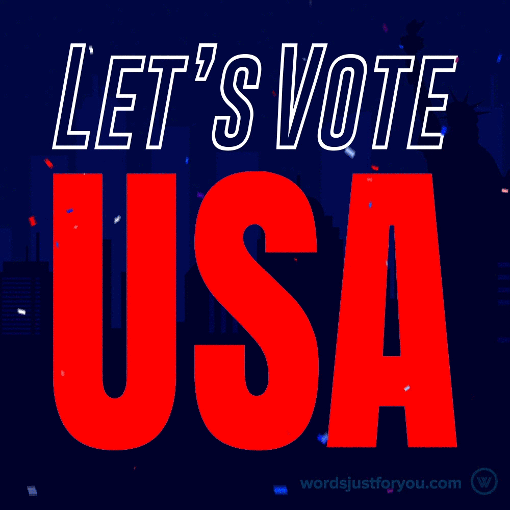 Let's Vote USA GIF