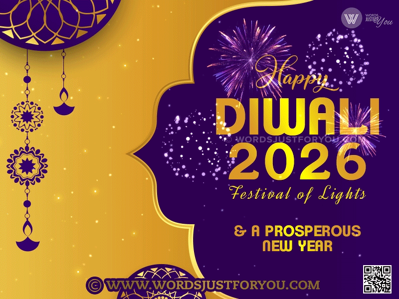 Animated Fireworks Diwali 2026 Gif