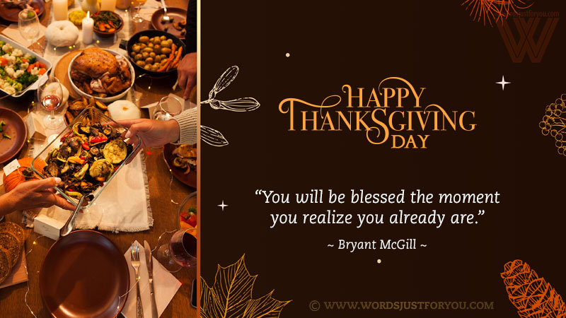 Happy Thanksgiving Quote