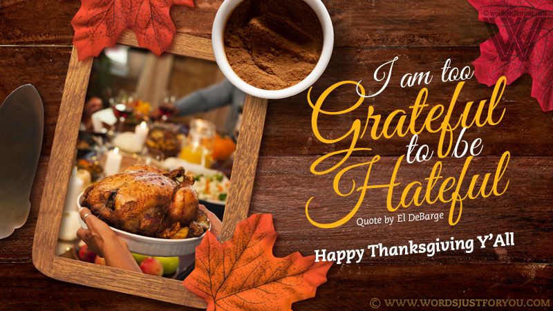 Happy Thanksgiving Quote - Thankful Quotes
