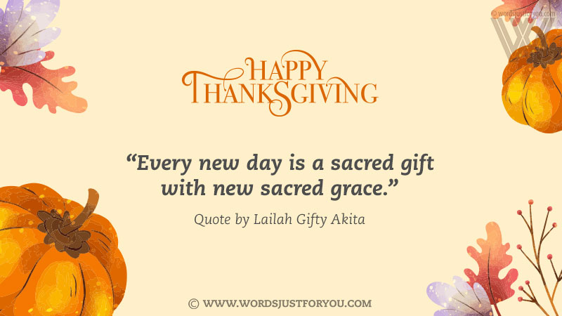 Happy Thanksgiving Day Quote