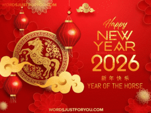 Happy Chinese New Year 2026 Gif - Year Of The Horse