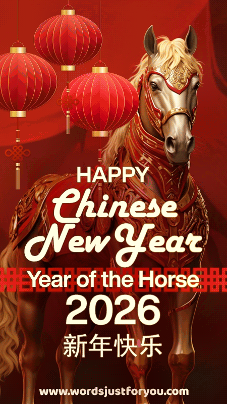 Chinese New Year Wishes Gif, Happy Chinese New Year, Chinese New Year 2026 Gif