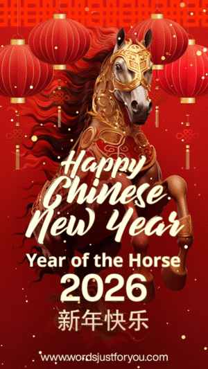 Year of the Horse - Chinese New Year GIF, Chinese New Year 2026 GIF