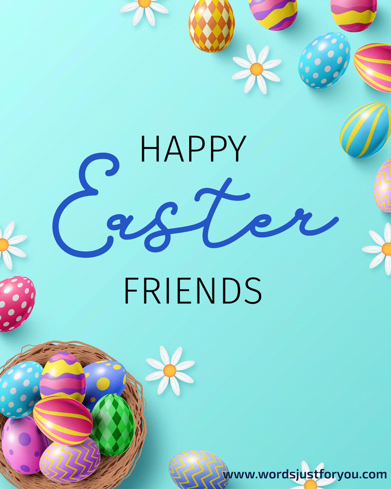Happy Easter Friends Gif, Animated Happy Easter Gif, Happy Easter Gif, Happy Easter 2026, Easter Wishes