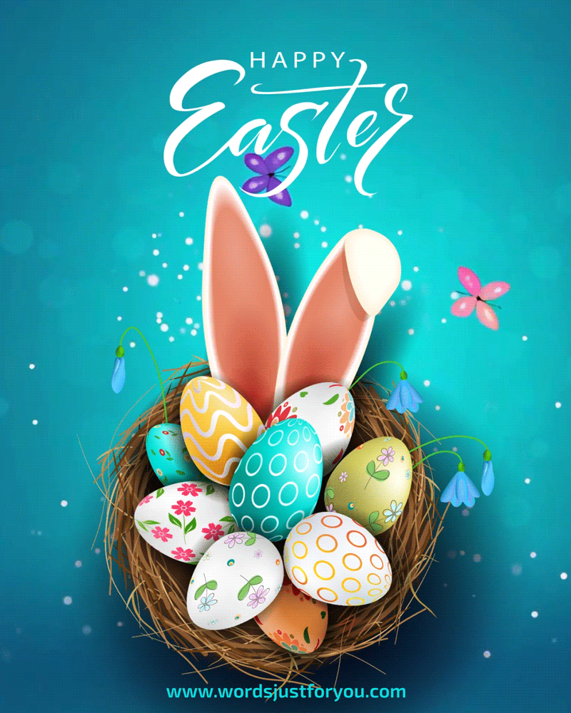 Animated Happy Easter Gif, Happy Easter Gif, Happy Easter 2026, Easter Wishes