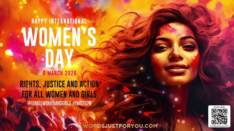 Happy International Women's Day Gif With 2026 Theme