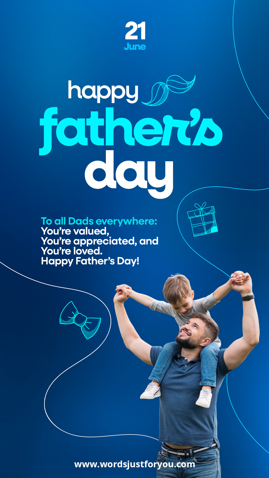 Happy Fathers Day 2026 Instagram Hd Image, Happy Father's Day Image, Fathers Day 2026, Happy Fathers Day 2026 Greetings, Free Happy Father's Day 2026 Image