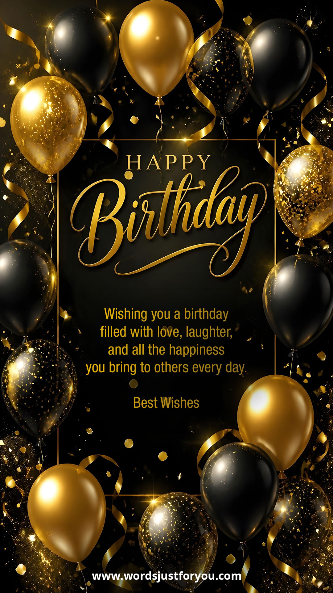 Happy Birthday, Happy Birthday Free Pic, Happy Birthday Free Image Instagram For Download Exclusively From Www.wordsjustforyou.com 